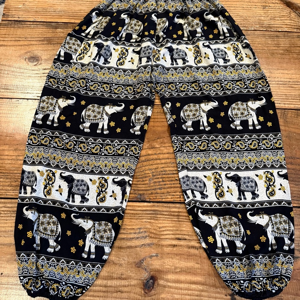 Boho Elephant Print Harem Pants Trousers – Earthbound Trading Co. (XL)
